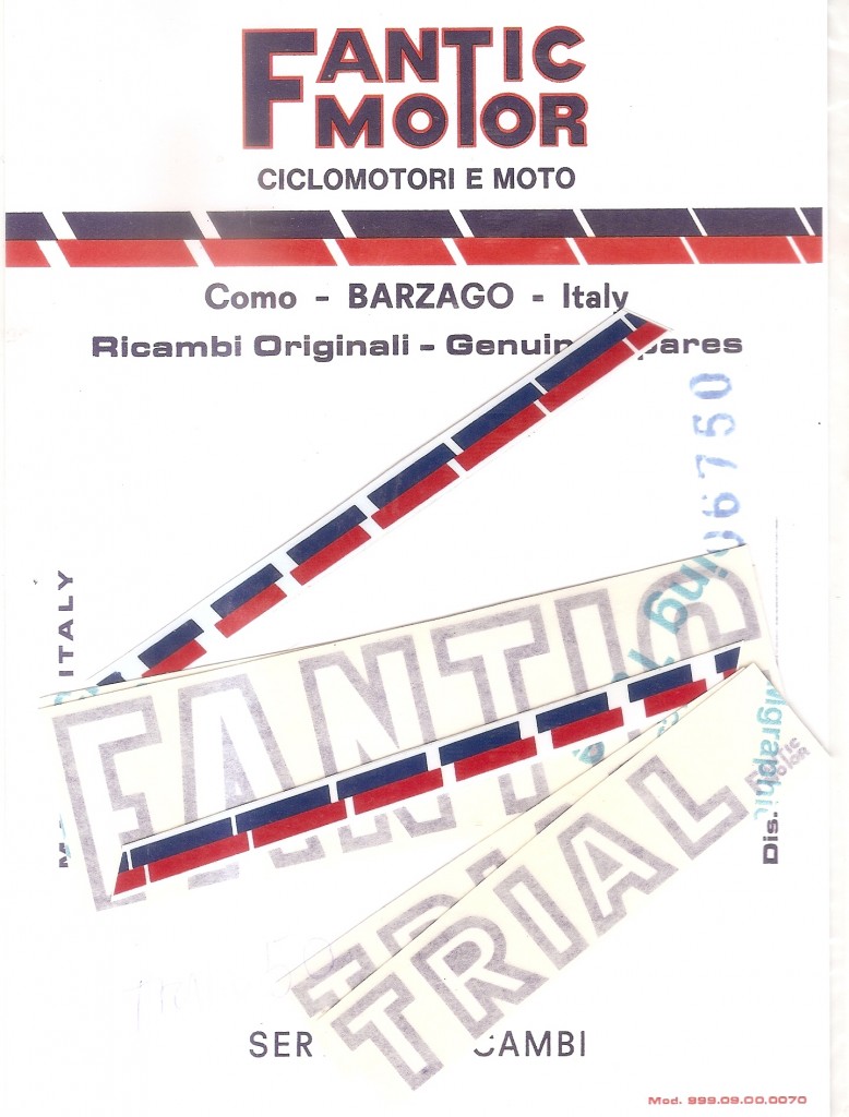 FA36 ADESIVO FANTIC TRIAL 50 FA36 ADESIVO FANTIC TRIAL 50